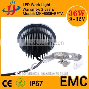 Round 6 Inch 36W High-low Beam 2700lm Truck 12v Led Tractor for Jeep Tractor Lamp Offroad LED Driving Light thumbnail-2