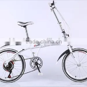 16-inch Folding Bike High-carbon Steel Bike Woman V Brake Student Bike thumbnail-2