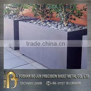 China Wholesaler Customized Green Plant Suitable Steel Flowerpot, Metal Planter Fabrication thumbnail-1