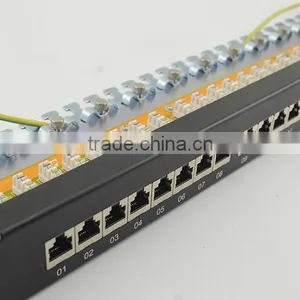 LY-PP6A-17 Made In China Cat6a Patch Panel T568 A, T568B Wiring Pattern Stp Cat 6 Patch Panel thumbnail-3