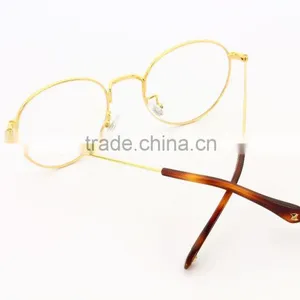 GB103 Simple Vintage Style Round Golden Metal Frame Reading Glasses thumbnail-4
