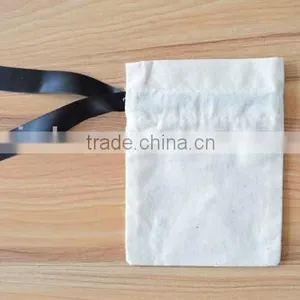 Custom Cotton Bag Drawstring Bag Jewelry Pouches (20150729J59) thumbnail-4