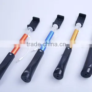 Factory Price Good Quality Portable Mini Hand Held Monopod Selfie Stick thumbnail-1
