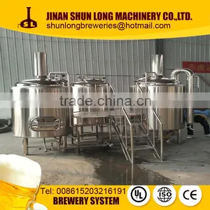 China Time-honoured Brand Shunlong 15bbl Brewery Equipment for Beer Brewing Using the 304 Stainless Steel thumbnail-1