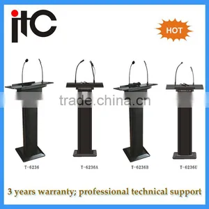 ITC T-6236B Cheap Church Podium Lectern With Wireless Microphone thumbnail-2