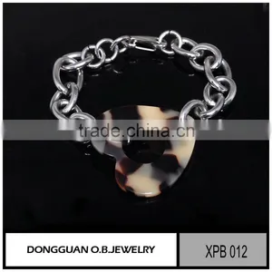 Hot Selling Designs, Brass Bracelet Jewelry, Plastic Stone Bracelet thumbnail-3