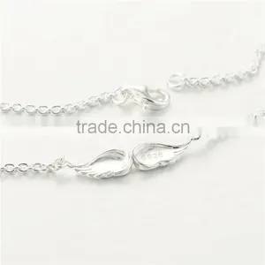 19CM China Manufacturer Ally Express Wholesale Silver Bracelet Jewelry thumbnail-1