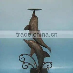 Metal Dolphin Home Decoration thumbnail-1