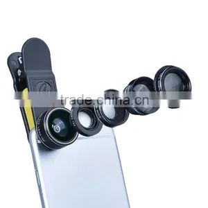 OEM Manufacturer Mobile Phone Lens Wide Angle+macro+fisheye+zoom+CPL 5 in 1 Camera Lens for IPhone 7 6s 6 5s 5 4s 4 thumbnail-2