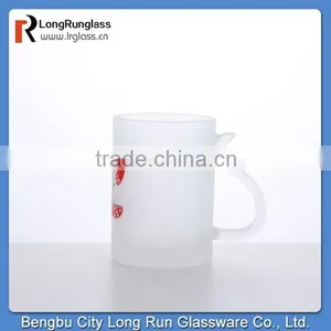 LongRun 296ml 2014 Frosted Chocolate Glass With Lid Decal Print Glass Best Sale thumbnail-4