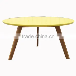 Europe 100% Bamboo Oval Modern Coffee Table thumbnail-2