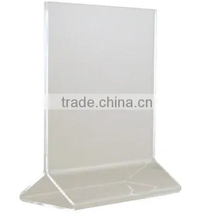 Beat Sale Top Level Frosted Table Top Acrylic Sign Holder thumbnail-1