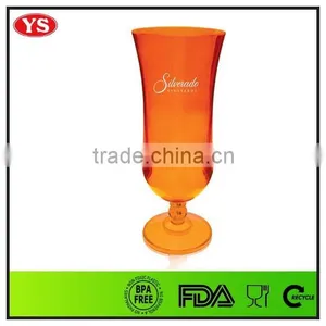Promotional 14 oz Clear Plastic Hurricane Glasses for Drinking thumbnail-6