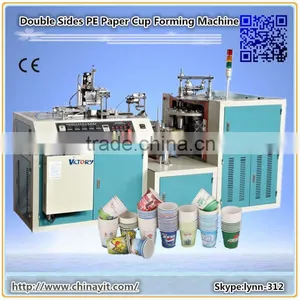 Ultrasonic Double PE Coated Paper Cup Machine, Fast Paper Cup Machine, Automatic High Quality Paper Cup Machine thumbnail-1