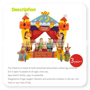 Wooden Toy Theatre Boy Play thumbnail-2
