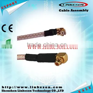 Right Angle MMCX Male to U.fl for Rg178 Coaxial Cable thumbnail-1