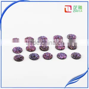 2016 Zya Latest Agate Druzy Beads. Natural Round Druzy Stone thumbnail-1