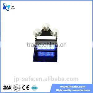 LED Windshield Light Blue Visor Lights With Suction Cups LTDG81B thumbnail-1