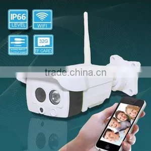 Motion Detection Waterproof Wireless P2P IP Cameras Outdoor Wifi Audio Alarm Option ip Camera thumbnail-1