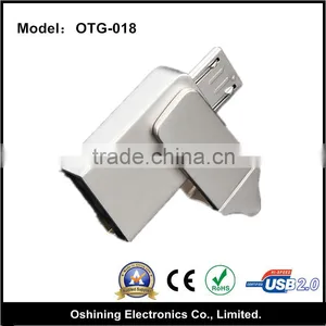 Dual USB OTG Flash Drive, Micro USB Flash Memory Stick For Android Devices-Samsung/LG/Huawei,Rotatable Metal U Disk OTG-018 thumbnail-3