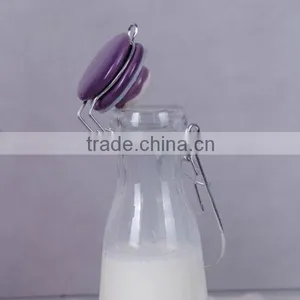 35oz Airtight Glass Bottle With Ceramic Rubber Gasker Ring Lid thumbnail-3