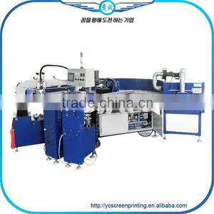 Automatic Rotary T Shirt Screen Printing Machine Flatbed Printer for Sale thumbnail-4
