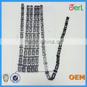 Stick on Type Plastic Diamante Strip Plastic Crystal Strip Glass Trimming 10 Yards/Packet thumbnail-5