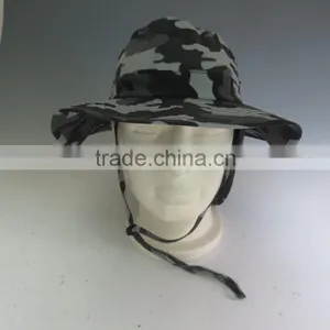 Custom Cheap Camouflage Bucket Hat thumbnail-2
