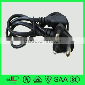 India 3 Pin ac Plug Flat Electrical Power Extension Cord With C13 Connector thumbnail-1