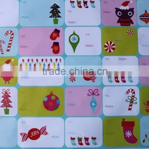 Merry Chirstmas Funny Adhesive Kids Cartoon Stickers thumbnail-2