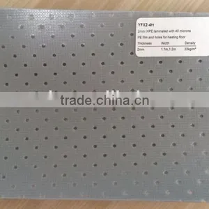 2mm IXPE FOAM With 40 Microns PE Film and Holes for Heating Floor thumbnail-1