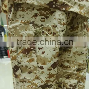 Custom Cotton Polyest Ripstop Desert Digital Camouflage Lybria Army Vertical Collar Fighting ACU Uniform thumbnail-4