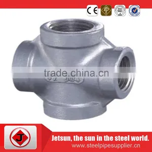 B16.11 Forged Pipe Fittings Stainless Steel Socket Cross thumbnail-4