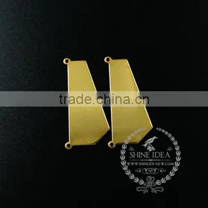 30.5*14mm Gold Plated Flat Pendant Charm DIY Pendant Charm Earrings Chandelier Jewelry Supplies 1850250 thumbnail-1