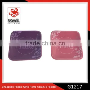 Ceramic Dishes Square for Mother's Day Solid Color thumbnail-1