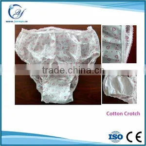 Plus Size Printed Hospital Disposable Paper Panties thumbnail-1