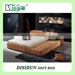 Factory Price King Size Bed Hotel Bedroom Furniture For Sale DS-B09 thumbnail-1