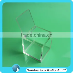 Luxury Plexiglass Gift Box Plexiglass Wedding Favor Box Price Lucite Party Box thumbnail-2
