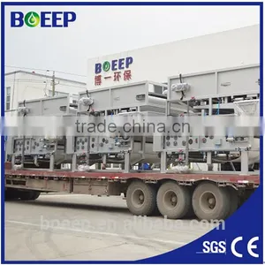 Best Price Belt Filter Press Dewatering Machine in Industrial Wastewater Treatment thumbnail-1