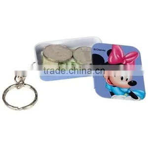 2015 Hot Sell Small Cute Metal Tin Box With Key Chian for Gift Tin Box Money Saving Tin Box thumbnail-3