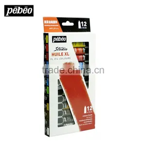 Artist Quality Pebeo 12x12ml Oil Colours Paint thumbnail-2