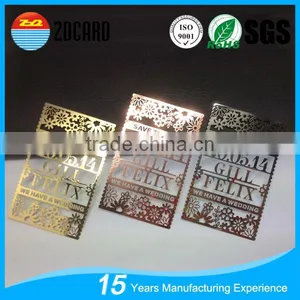 Customized Brush Finish Stainless Steel Business Card thumbnail-3
