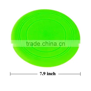 Professional Custom Varied Color Silicone Dog Rubber Frisbee thumbnail-2