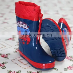 Children Waterproof Warm Winter Rubber Rain Boots thumbnail-1
