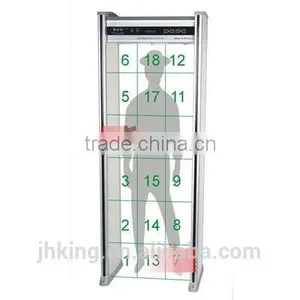 JH Series Advanced 18 Zones Walk Through Metal Detector thumbnail-2