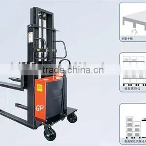 1-2Ton Semi Electric Pallet Stacker thumbnail-1