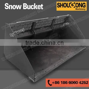 Snow Bucket Attachment for Skid Steer Loader thumbnail-1