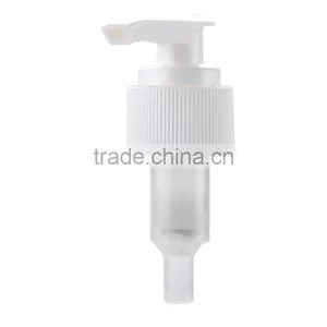 High Quality White Screw Down Ribbed pp Lotion Pump thumbnail-4