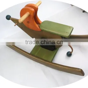 Chinese Manufacture Baby Rocking Wooden Horse Kids Mantis Balance Toy thumbnail-3