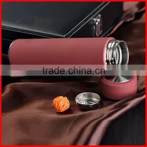 LOGO Customized 350/500ml Double Layers Stainless Steel Straight Vacuum Cup Advertising Gift Bottle Water Flask thumbnail-6
